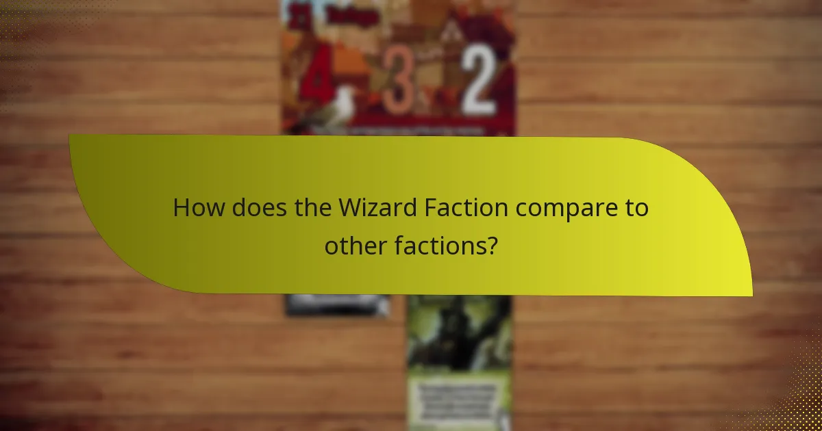 How does the Wizard Faction compare to other factions?