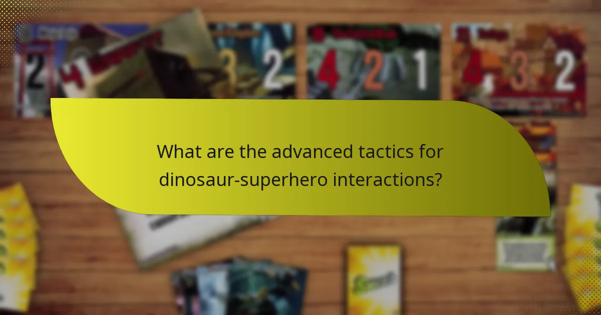 How do I counter dinosaur-superhero combinations?
