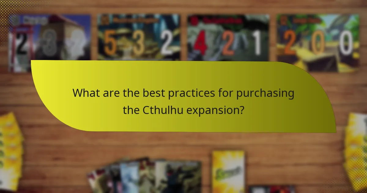 How can players maximise strategies with the Cthulhu expansion?