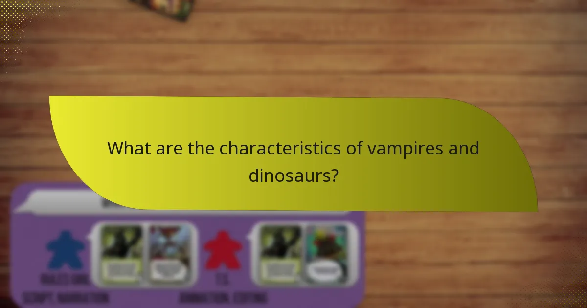 How does the vampire and dinosaur combo compare to other character combinations?