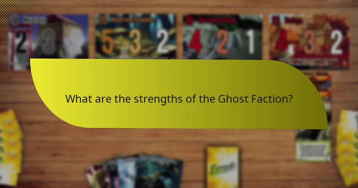 What strategies can be employed with the Ghost Faction?