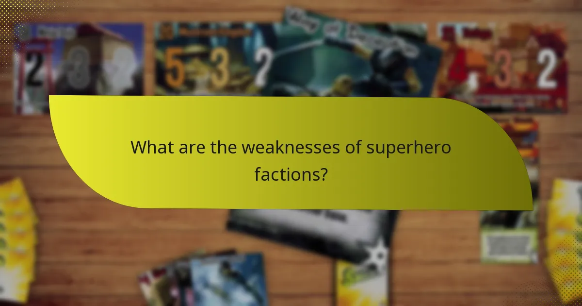 How do superhero factions develop strategies?