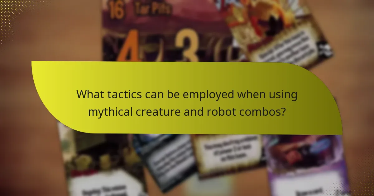 Which games feature mythical creature and robot combinations?